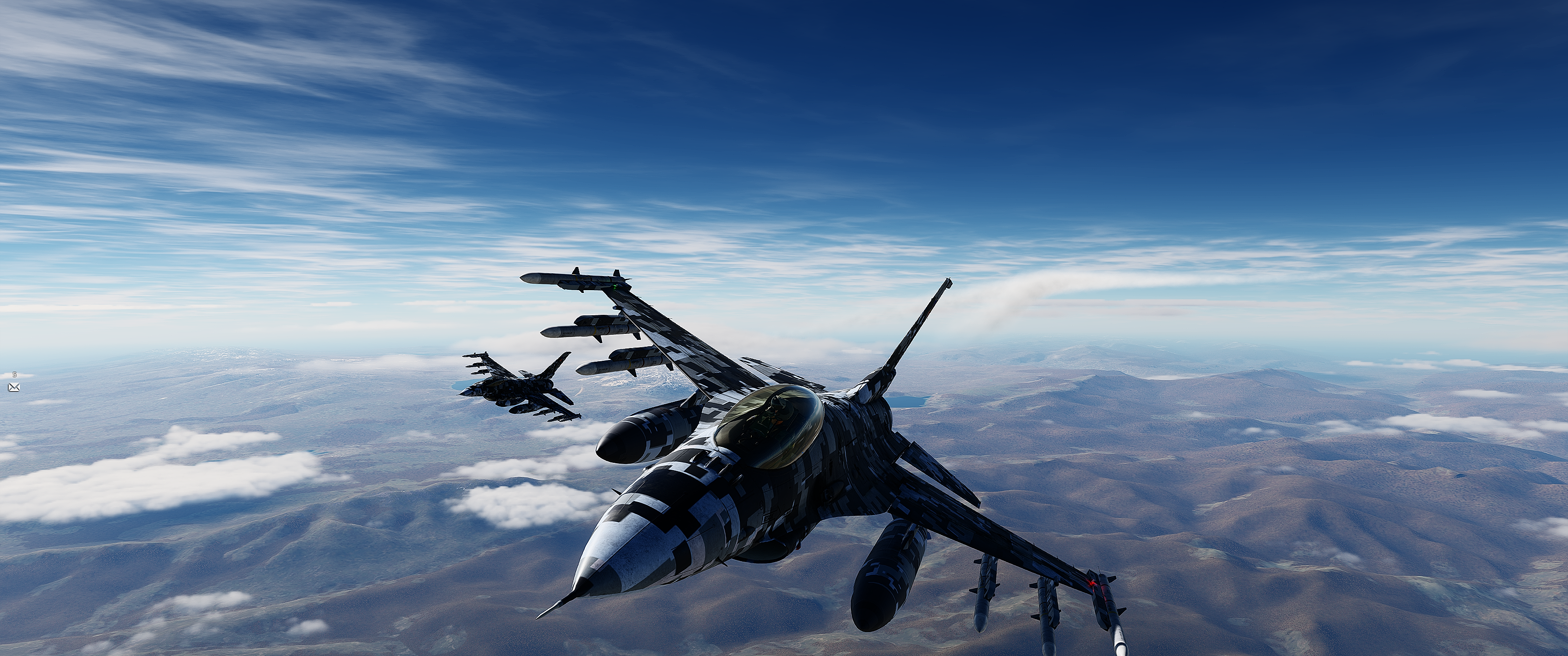 F-16 formation flight